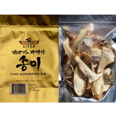 50g of wild Canadian matsutake mushrooms