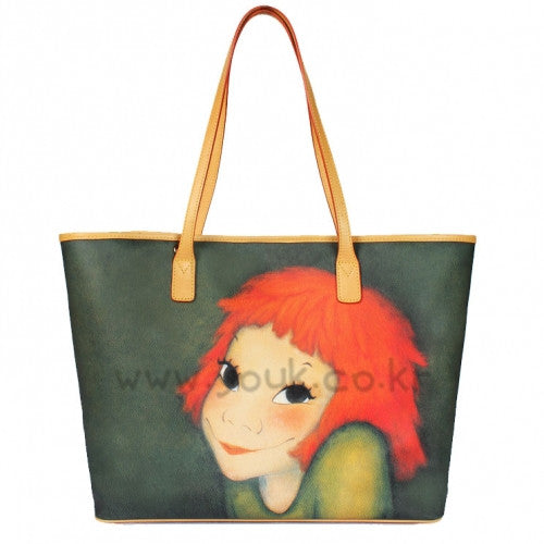 [Yuk Sim-won] Classic Shopper Bag vs. Mischievous Green