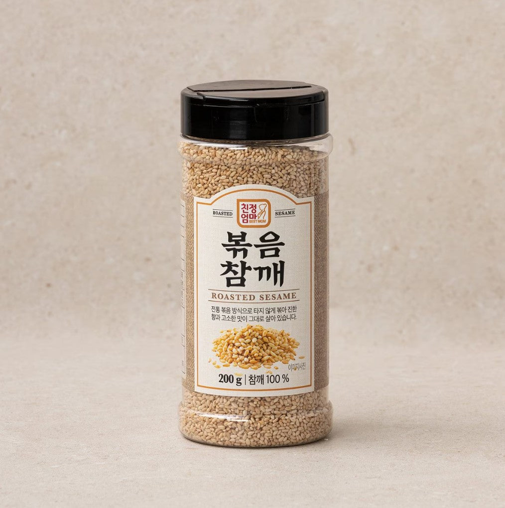 Hansaeng - Mother's Roasted Sesame Seeds 200g Expiration Date: November 19, 2027
