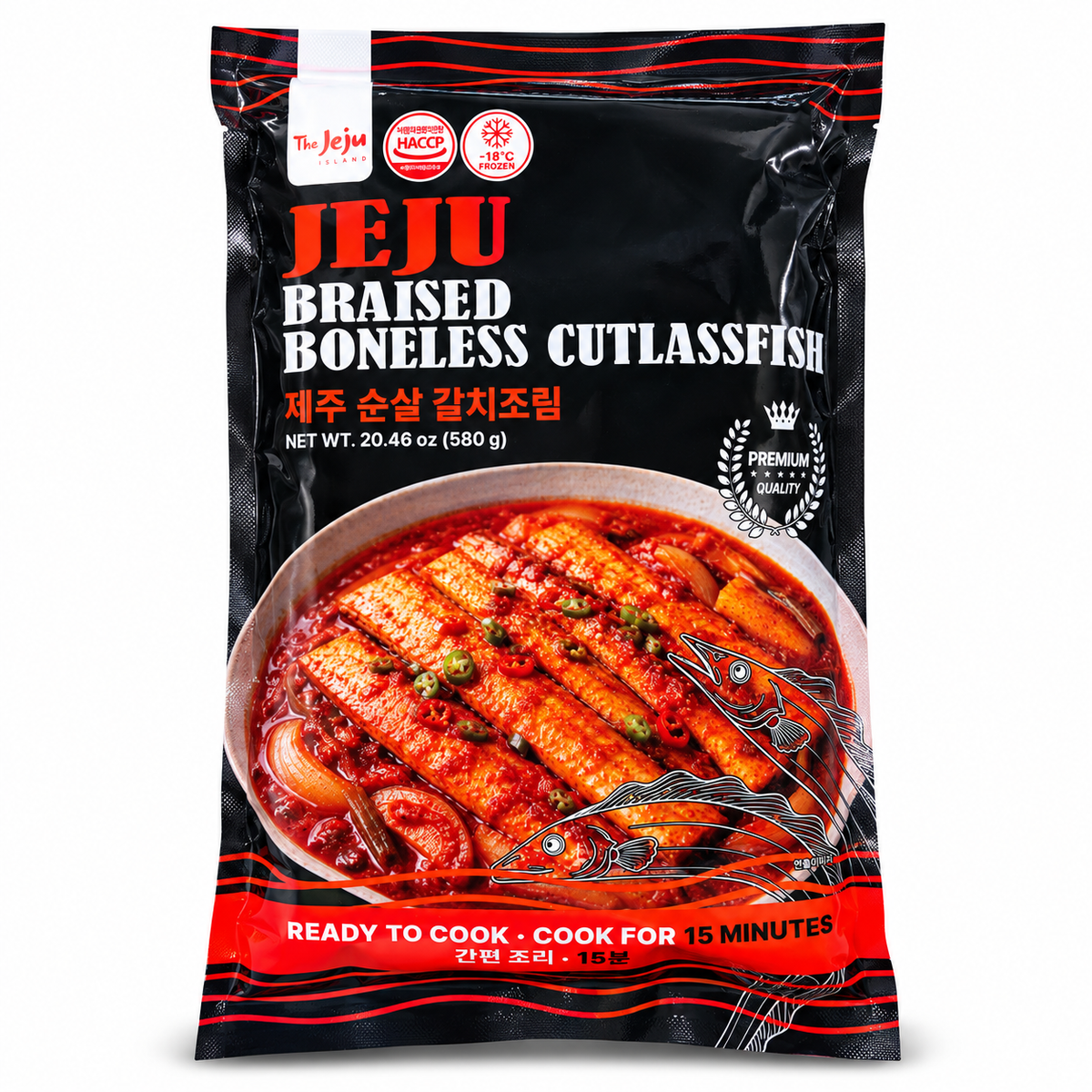[Kkotma Fresh] The Jeju - Jeju Boneless Braised Hairtail 580g Expiration Date: July 23, 2028
