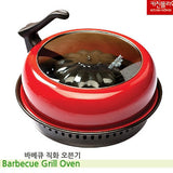 BBQ direct-fire oven