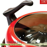 BBQ direct-fire oven