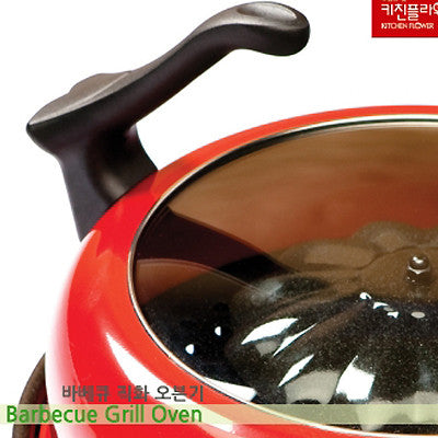 BBQ direct-fire oven