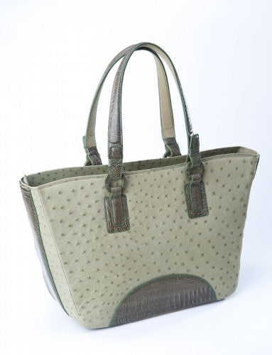 [Homiga] Handmade Ostrich Leather Handbag (OTL 224753)