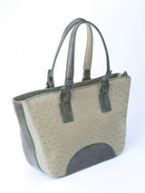 [Homiga] Handmade Ostrich Leather Handbag (OTL 224753)