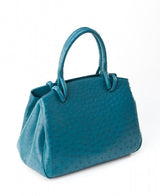 [Homiga] Handmade Ostrich Leather Handbag (OT 270187 Cobalt)
