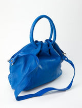 [Homiga] Ostrich Leather Handmade Handbag (OT 2063H98HK HK-Blue)