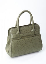 [Homiga] Handmade Ostrich Leather Handbag (OT 281818 Green)