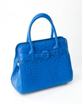 [Homiga] Handmade Ostrich Leather Handbag (OT 281898HK Blue)