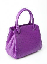 [Homiga] Handmade Ostrich Leather Handbag (OT 259511HK Violet)