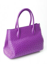 [Homiga] Handmade Ostrich Leather Handbag (OT 289511HK Violet)