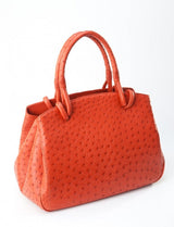 [Homiga] Handmade Ostrich Leather Handbag (OT 270133 Gerbera)