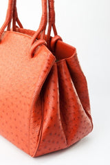[Homiga] Handmade Ostrich Leather Handbag (OT 270133 Gerbera)