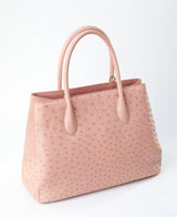 [Homiga] Handmade Ostrich Leather Handbag (OT 28951HK Pink)