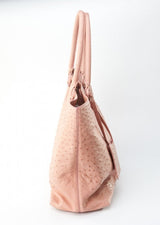 [Homiga] Ostrich Leather Handmade Handbag (OT 2385C10 Plpink)
