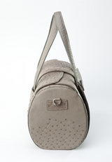 [Homiga] Handmade Ostrich Leather Handbag (OT 257320 Gray)