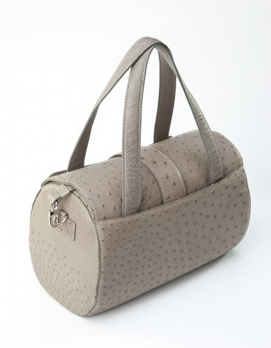[Homiga] Handmade Ostrich Leather Handbag (OT 257320 Gray)