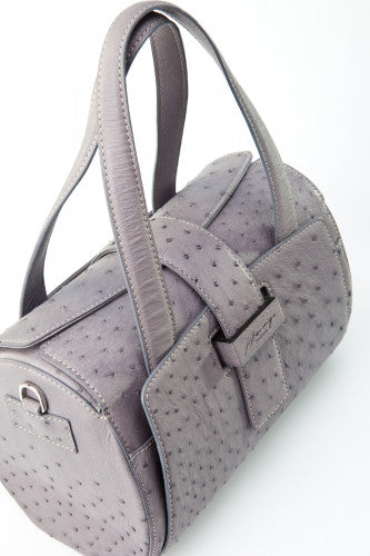 [Homiga] Handmade Ostrich Leather Handbag (OT 258038 Agate)