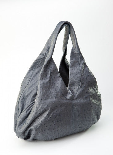 [Homiga] Handmade Ostrich Leather Handbag (OT 274417 AJBlue)