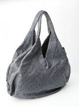 [Homiga] Handmade Ostrich Leather Handbag (OT 274417 AJBlue)