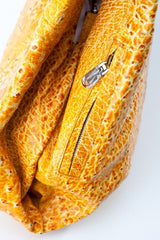 [Homiga] Ostrich Leather Handmade Handbag (OT 274437M ButterCup)