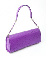 [Homiga] Handmade Ostrich Leather Handbag (OT 270911HK Violet)