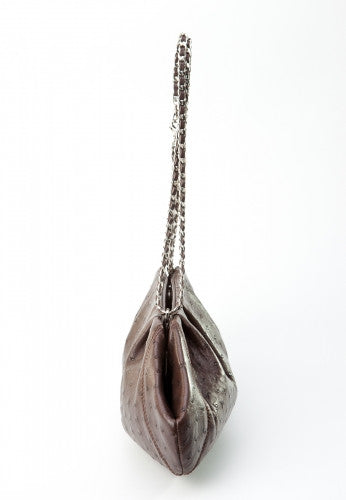 [Homiga] Handmade Ostrich Leather Handbag (OT 267015 Brown)