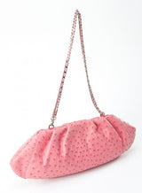 [Homiga] Handmade Ostrich Leather Handbag (OT 267015 Pink)