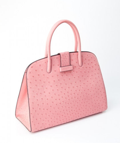 [Homiga] Handmade Ostrich Leather Handbag (OT 280310 Pink)