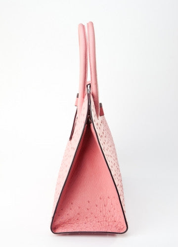 [Homiga] Handmade Ostrich Leather Handbag (OT 280310 Pink)