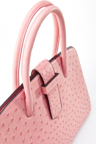 [Homiga] Handmade Ostrich Leather Handbag (OT 280310 Pink)
