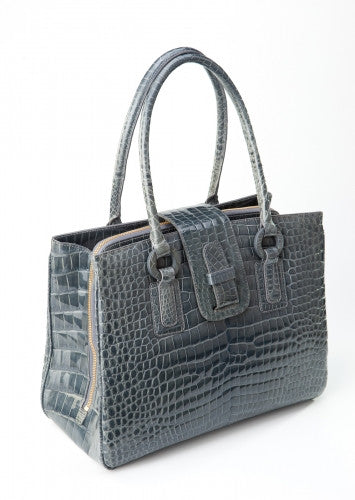 [Homiga] Handmade Crocodile Leather Handbag (CSP 250538 Agate)