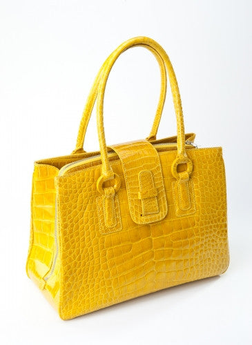 [Homiga] Handmade Crocodile Leather Handbag (CSA 250514 Acalia)