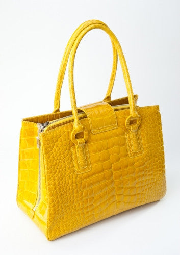 [Homiga] Handmade Crocodile Leather Handbag (CSA 250514 Acalia)