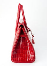 [Homiga] Crocodile Leather Handbag (CSP 273615 Red)