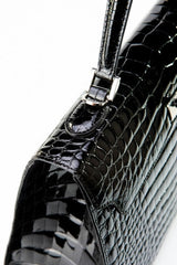 [Homiga] Handmade Crocodile Leather Handbag (CSP 283101 Black)