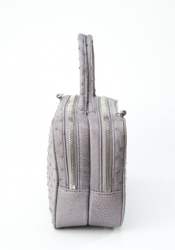 [Homiga] Handmade Ostrich Leather Handbag (OT 218538 Agate)