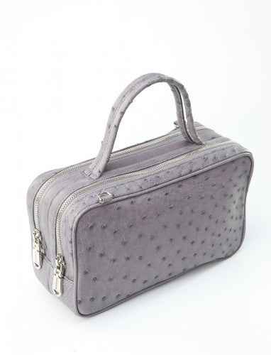 [Homiga] Handmade Ostrich Leather Handbag (OT 218538 Agate)