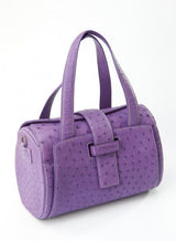 [Homiga] Handmade Ostrich Leather Handbag (OT 2580101 Viola)