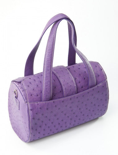 [Homiga] Handmade Ostrich Leather Handbag (OT 2580101 Viola)