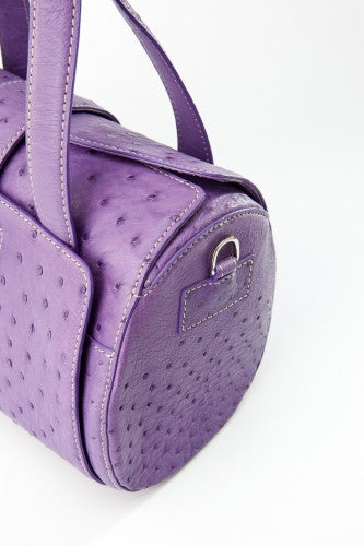 [Homiga] Handmade Ostrich Leather Handbag (OT 2580101 Viola)