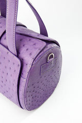 [Homiga] Handmade Ostrich Leather Handbag (OT 2580101 Viola)