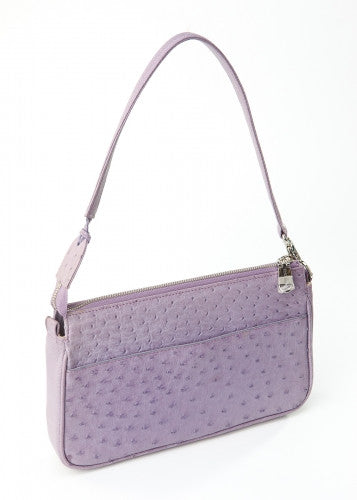 [Homiga] Handmade Ostrich Leather Handbag (OT 212804 Violet)