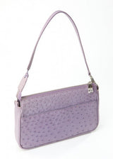 [Homiga] Handmade Ostrich Leather Handbag (OT 212804 Violet)