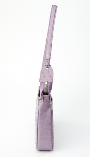 [Homiga] Handmade Ostrich Leather Handbag (OT 212804 Violet)