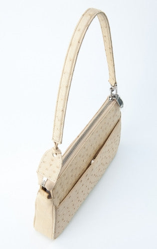 [Homiga] Handmade Ostrich Leather Handbag (OT 212806 Oryx)