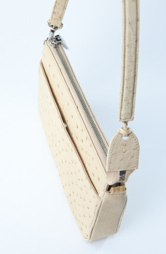 [Homiga] Handmade Ostrich Leather Handbag (OT 212806 Oryx)
