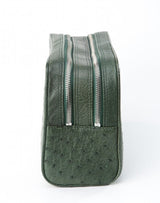 [Homiga] Handmade Ostrich Leather Handbag (OT 283034 CY.Green)