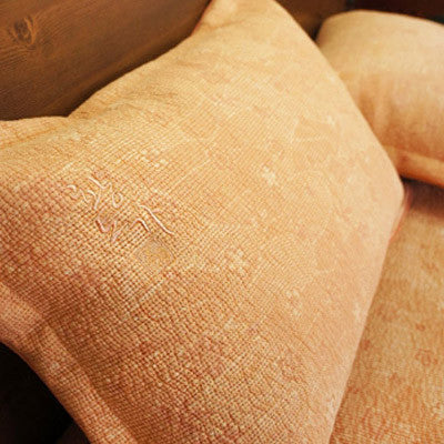Yellow Clay Rayon Pillow (60x40)