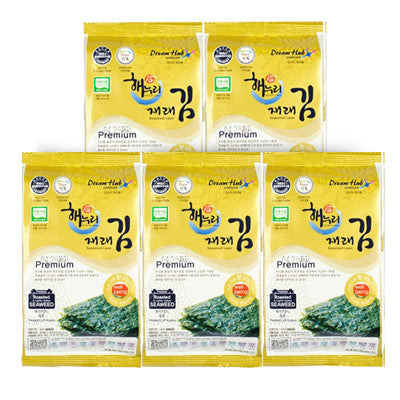 Haenuri Traditional Lunchbox Seaweed 4g x 5 packs x 8 sets